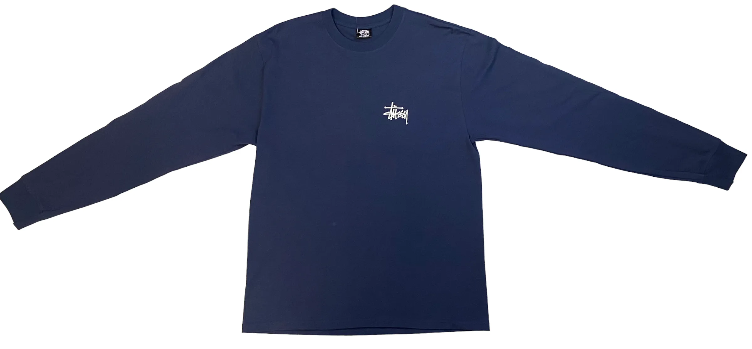 Stussy Mens Basic Long Sleeve T-Shirt - Black / White / Navy / Brick - [1994759]