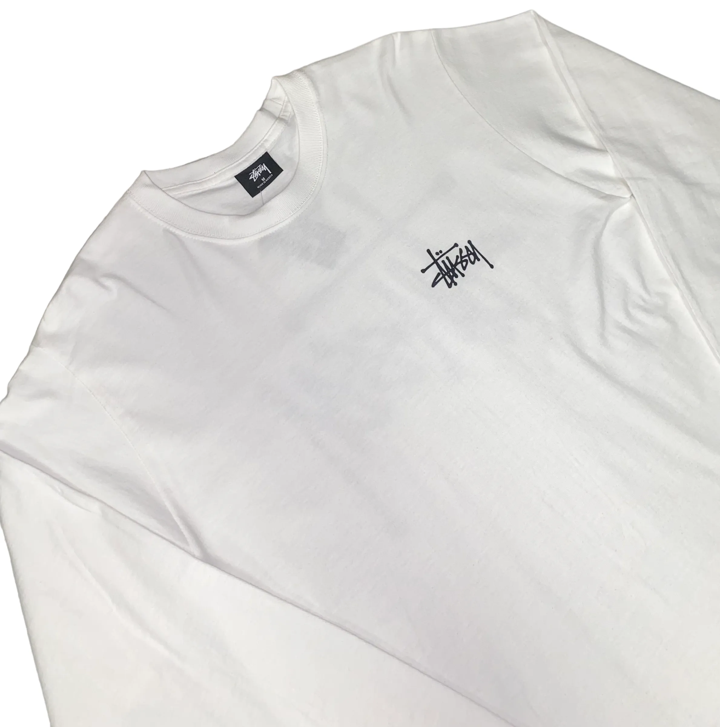 Stussy Mens Basic Long Sleeve T-Shirt - Black / White / Navy / Brick - [1994759]