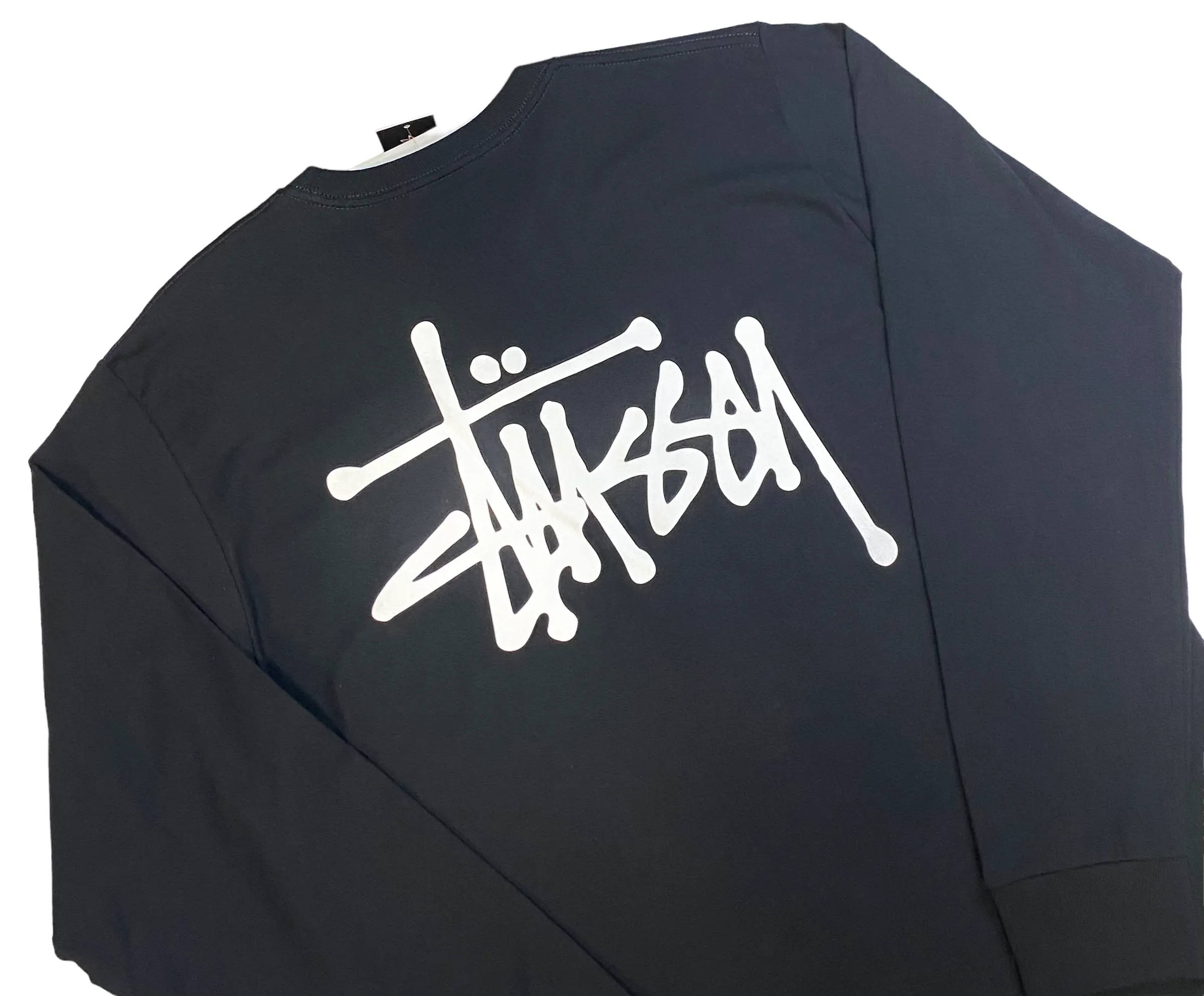 Stussy Mens Basic Long Sleeve T-Shirt - Black / White / Navy / Brick - [1994759]