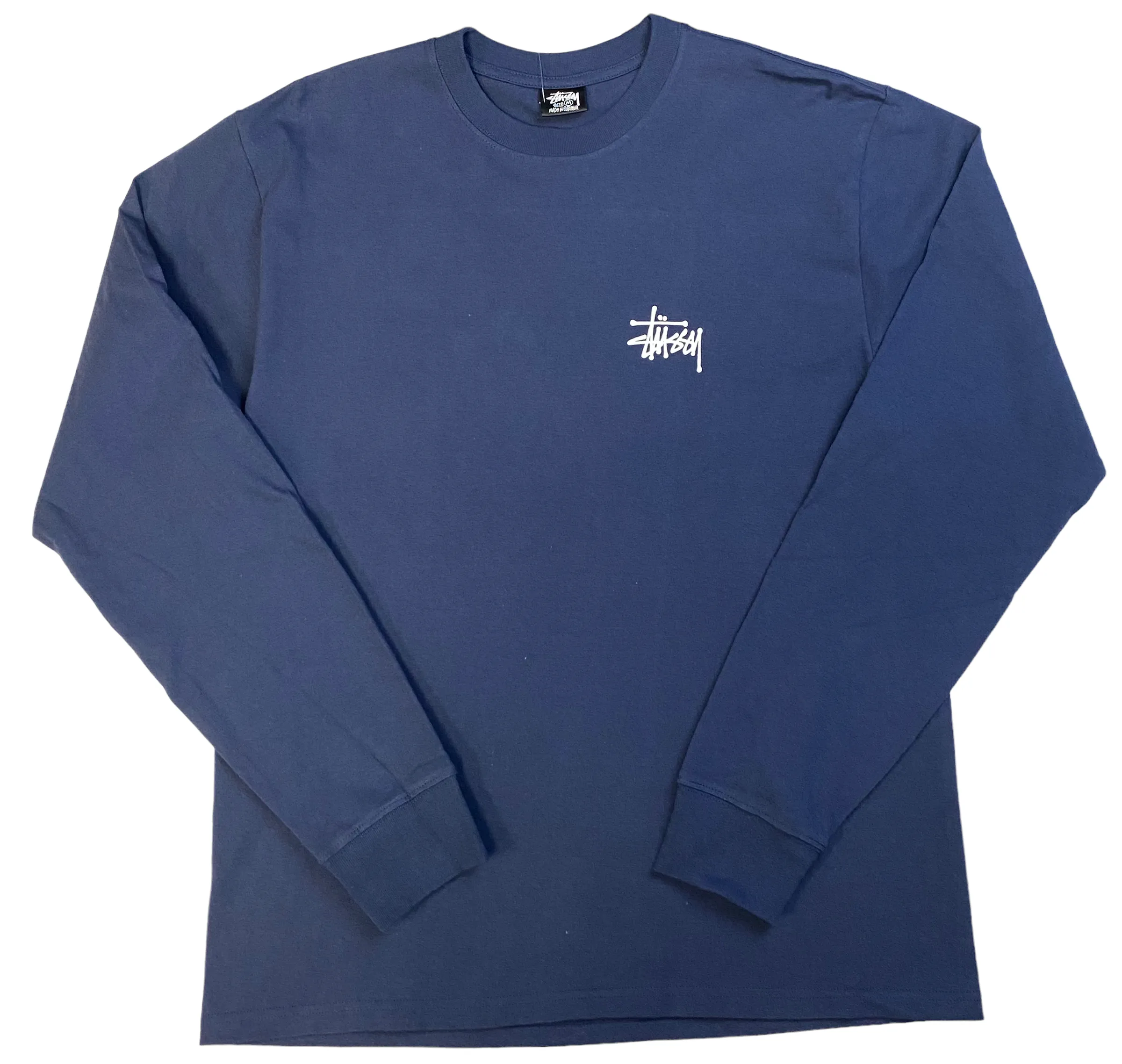 Stussy Mens Basic Long Sleeve T-Shirt - Black / White / Navy / Brick - [1994759]