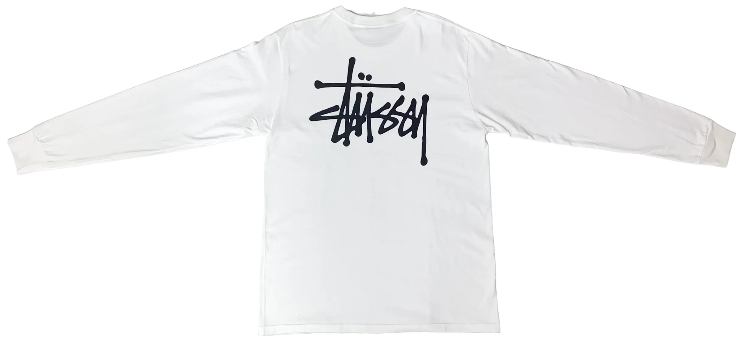 Stussy Mens Basic Long Sleeve T-Shirt - Black / White / Navy / Brick - [1994759]