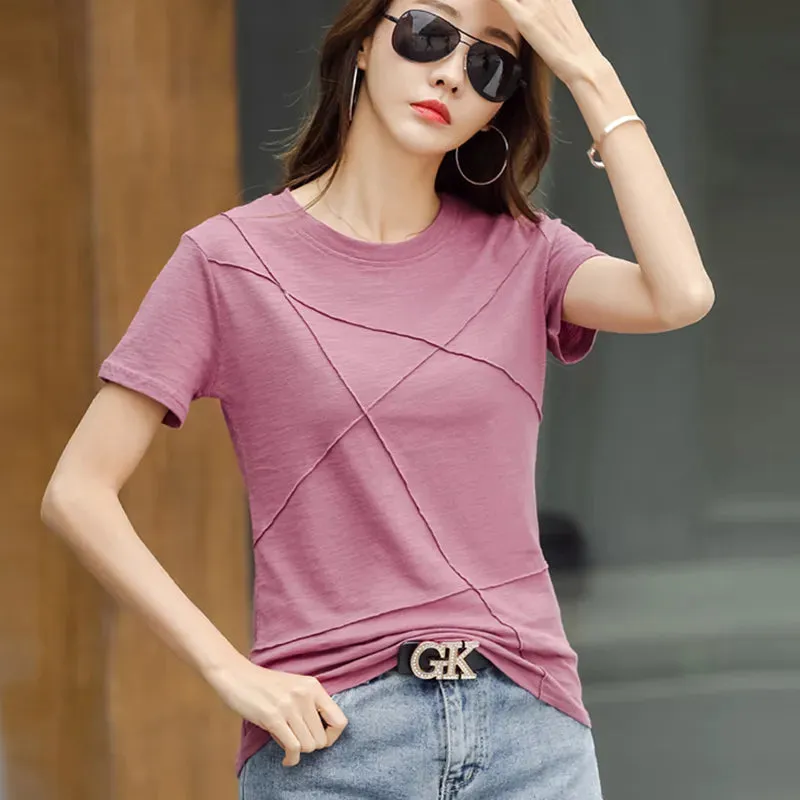 Summer Bamboo Cotton Women's T-Shirts
