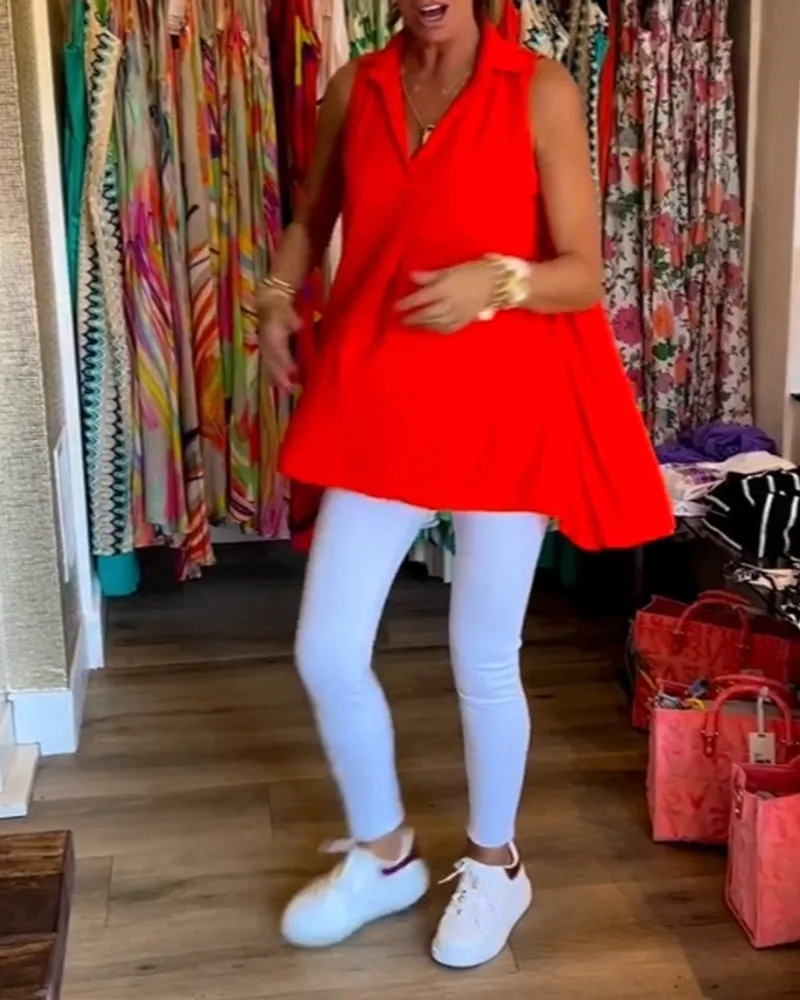 Talie - Casual Sleeveless Top