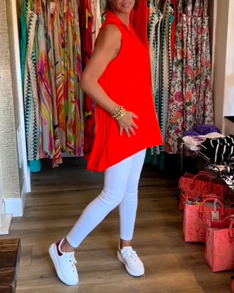 Talie - Casual Sleeveless Top