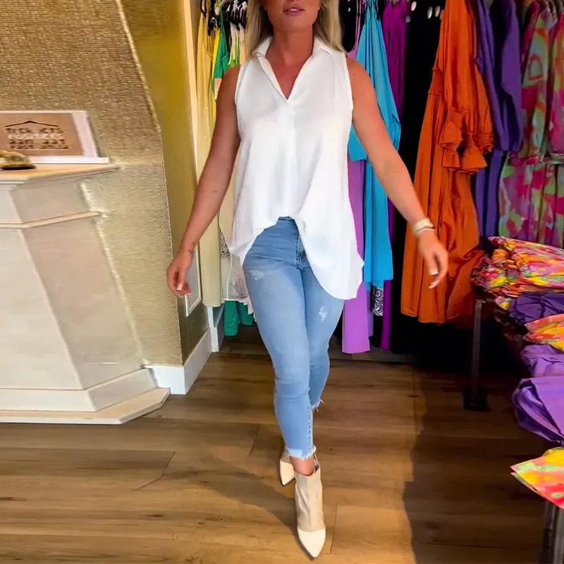 Talie - Casual Sleeveless Top