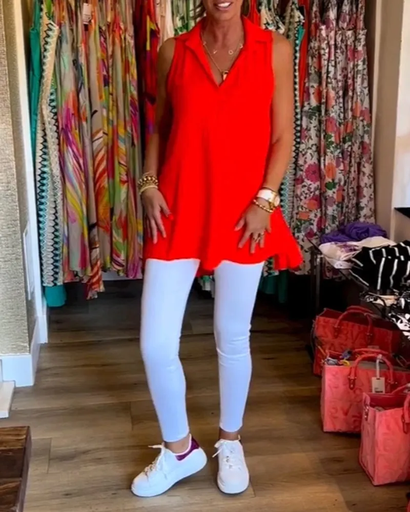 Talie - Casual Sleeveless Top