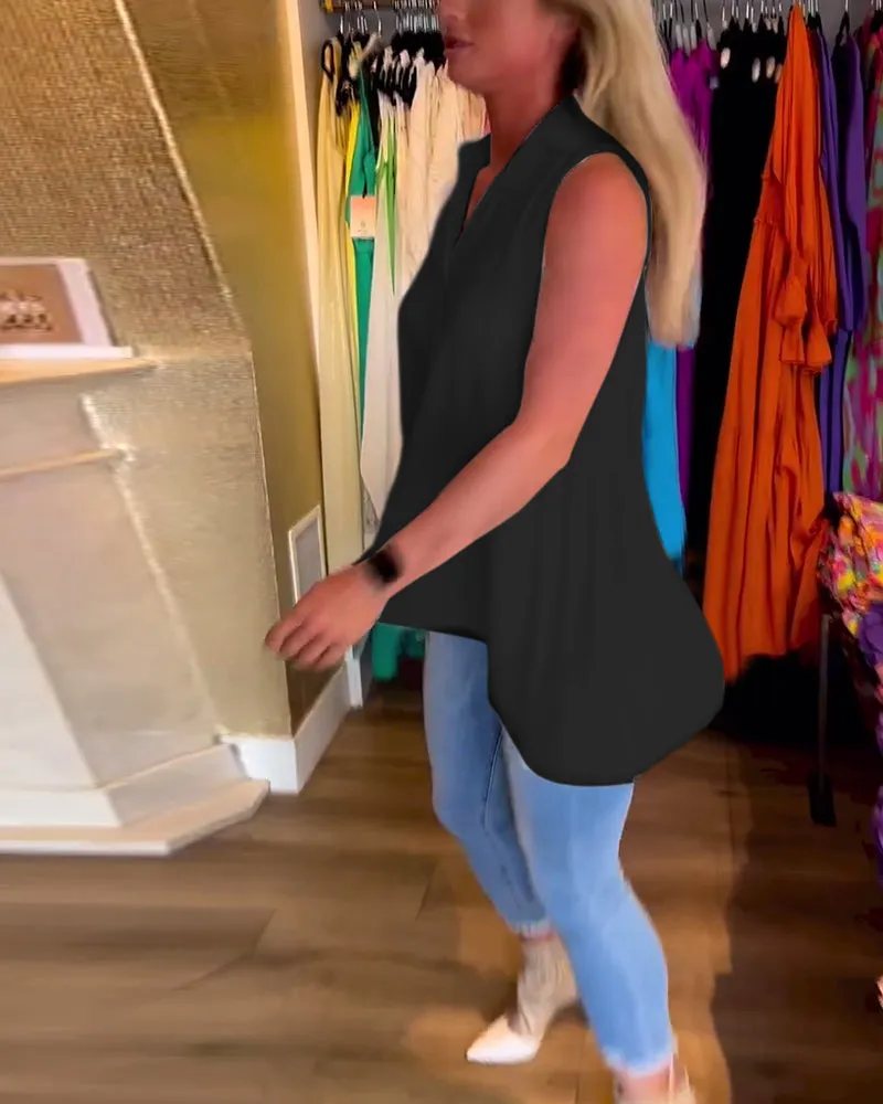 Talie - Casual Sleeveless Top