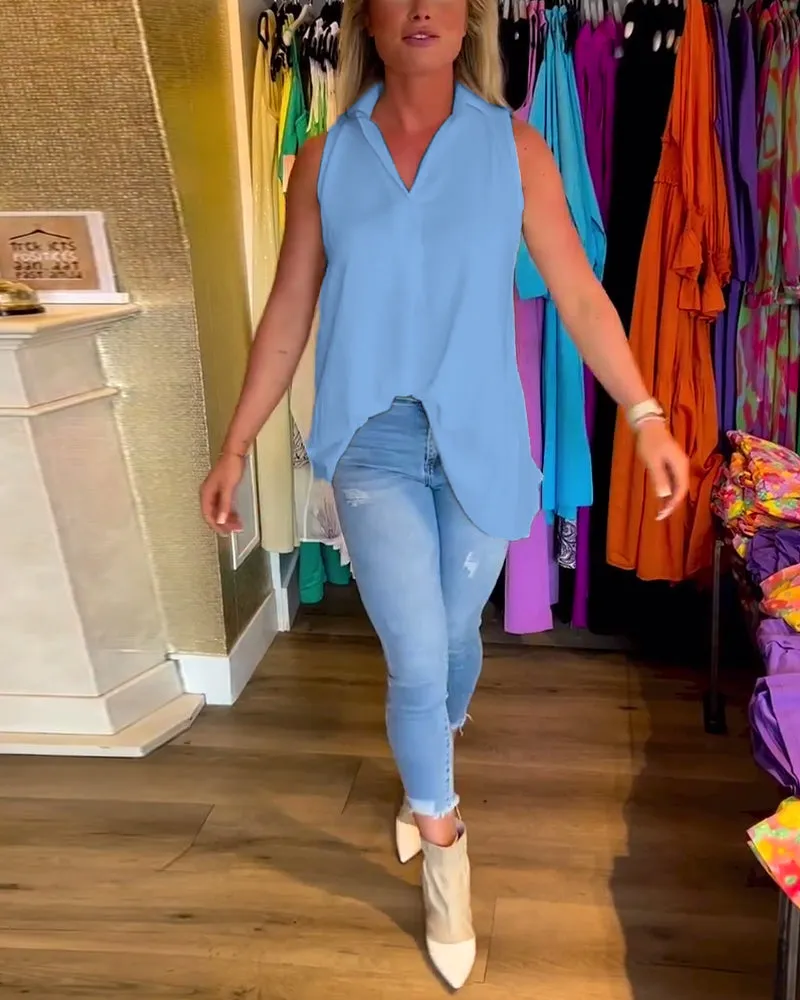 Talie - Casual Sleeveless Top