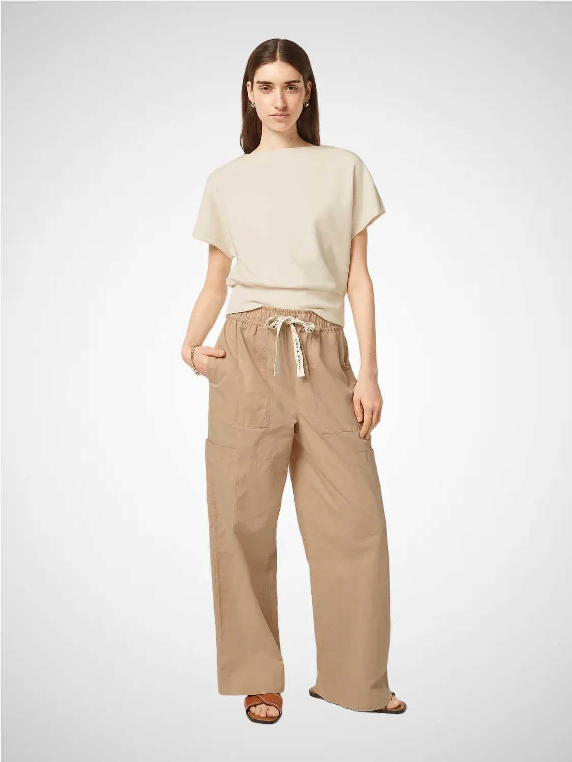 Tencel Sleeveless Sweatshirt