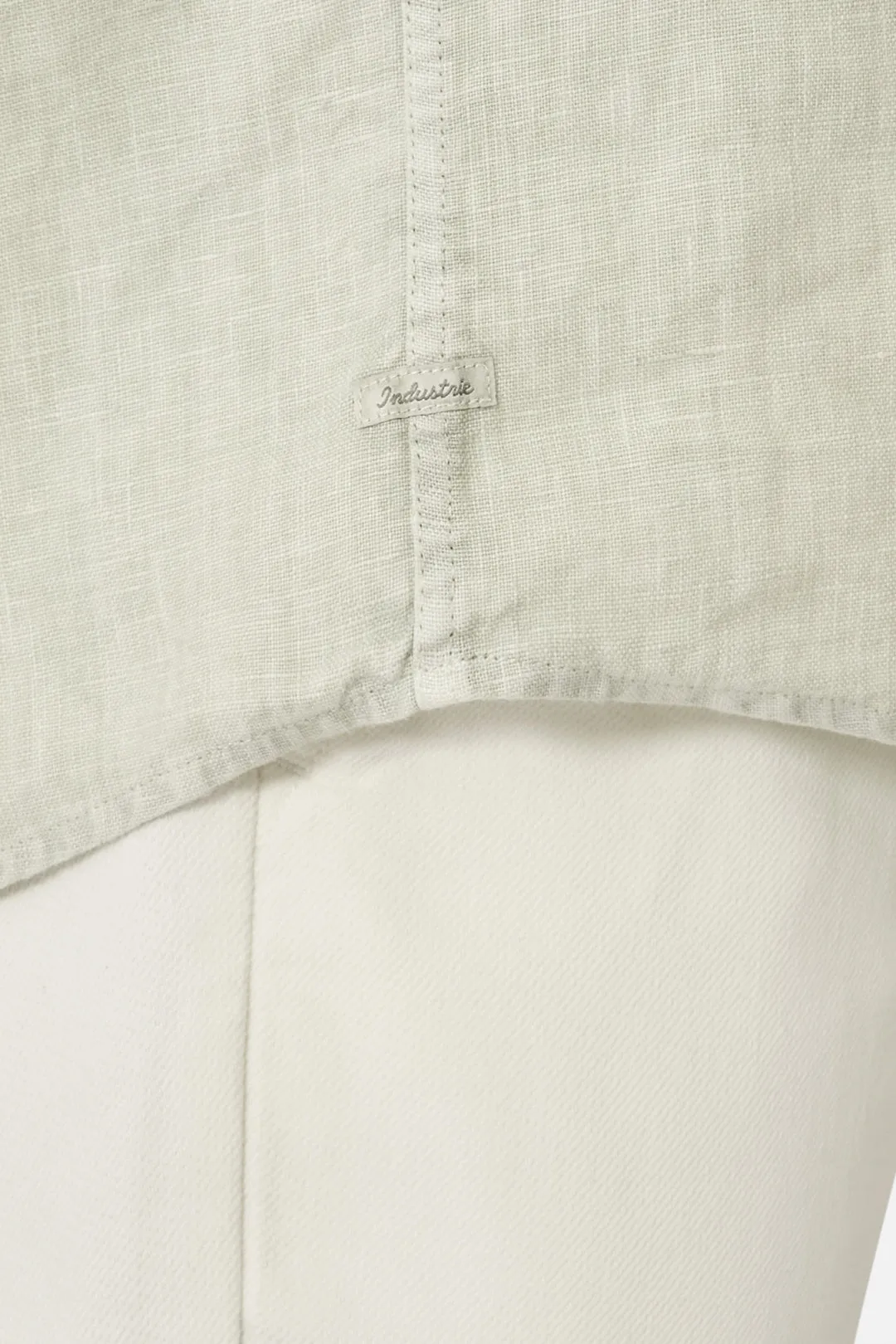 The Laverty L/s Linen Shirt - Cyan