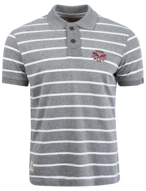 Tokyo Laundry Hanska grey polo shirt