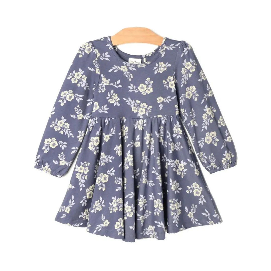 Twirl Dress - Jersey Hellebore by City Mouse - FINAL SALE