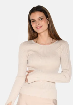 Twisti o-neck jumper 2679 - Castle Wall