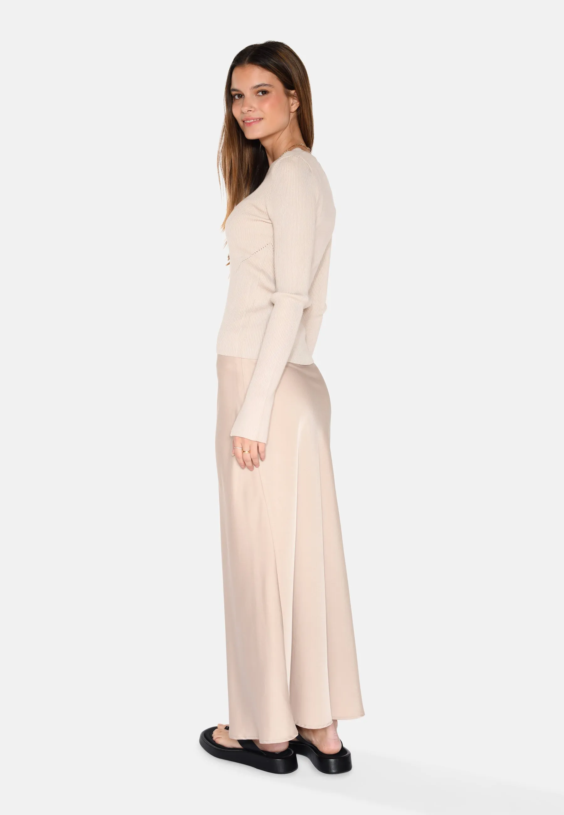 Twisti o-neck jumper 2679 - Castle Wall