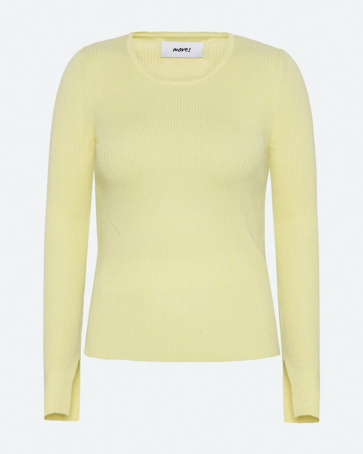 Twisti o-neck jumper 2679 - Pastel Yellow