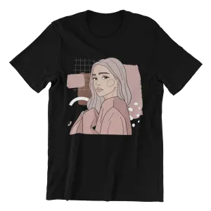 Unisex Organic Cotton T-shirt with Illustration - Whisperer