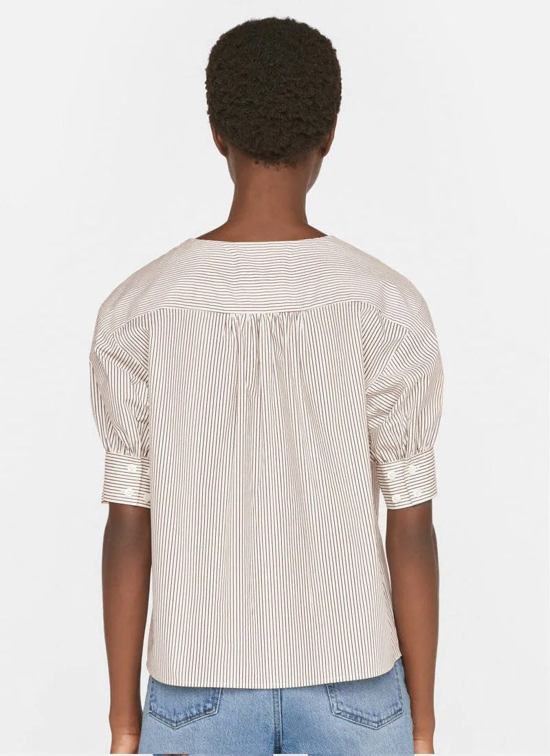 V-Neck Popover Top