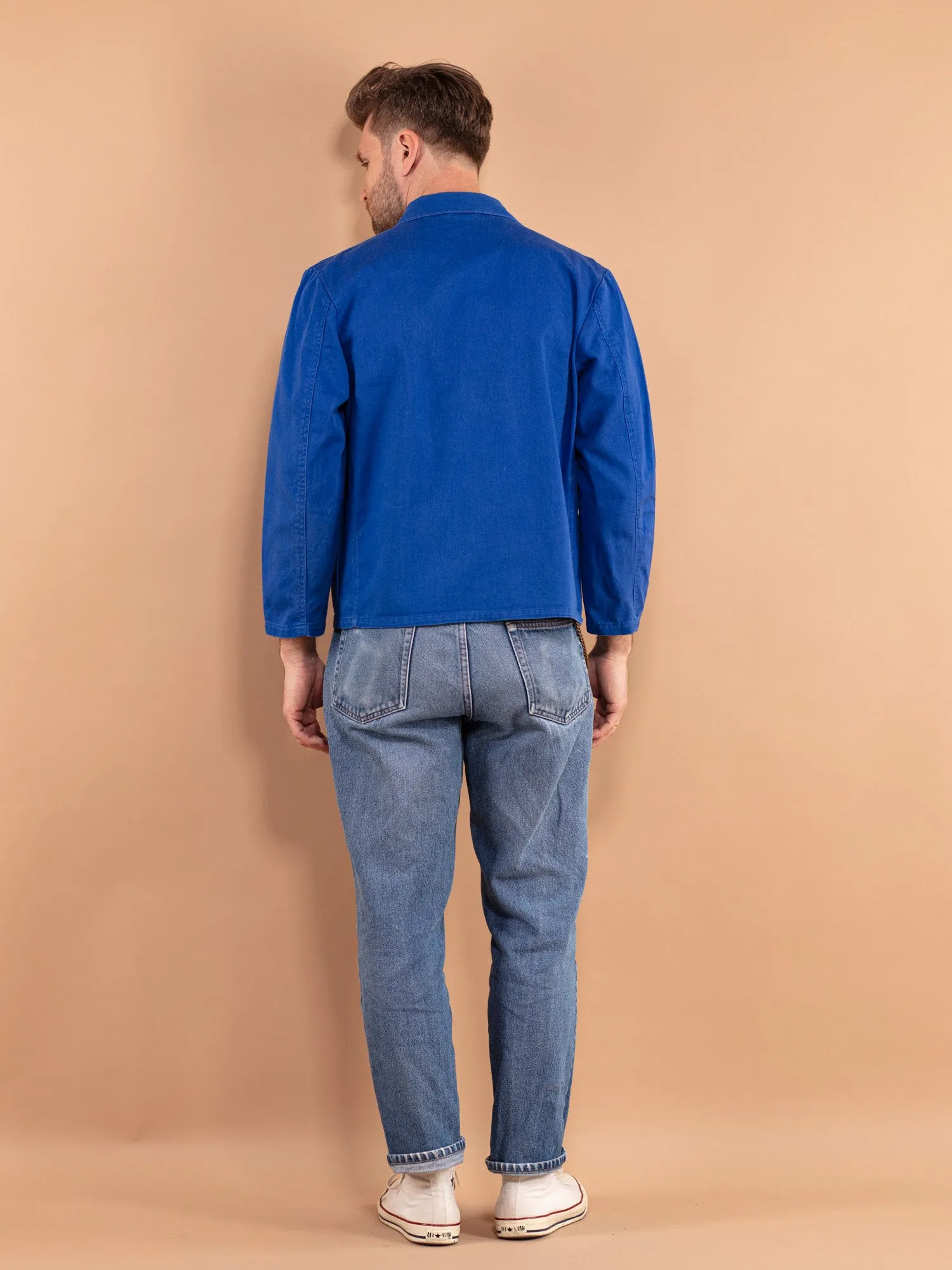 Vintage 70's Men Cropped Work Jacket