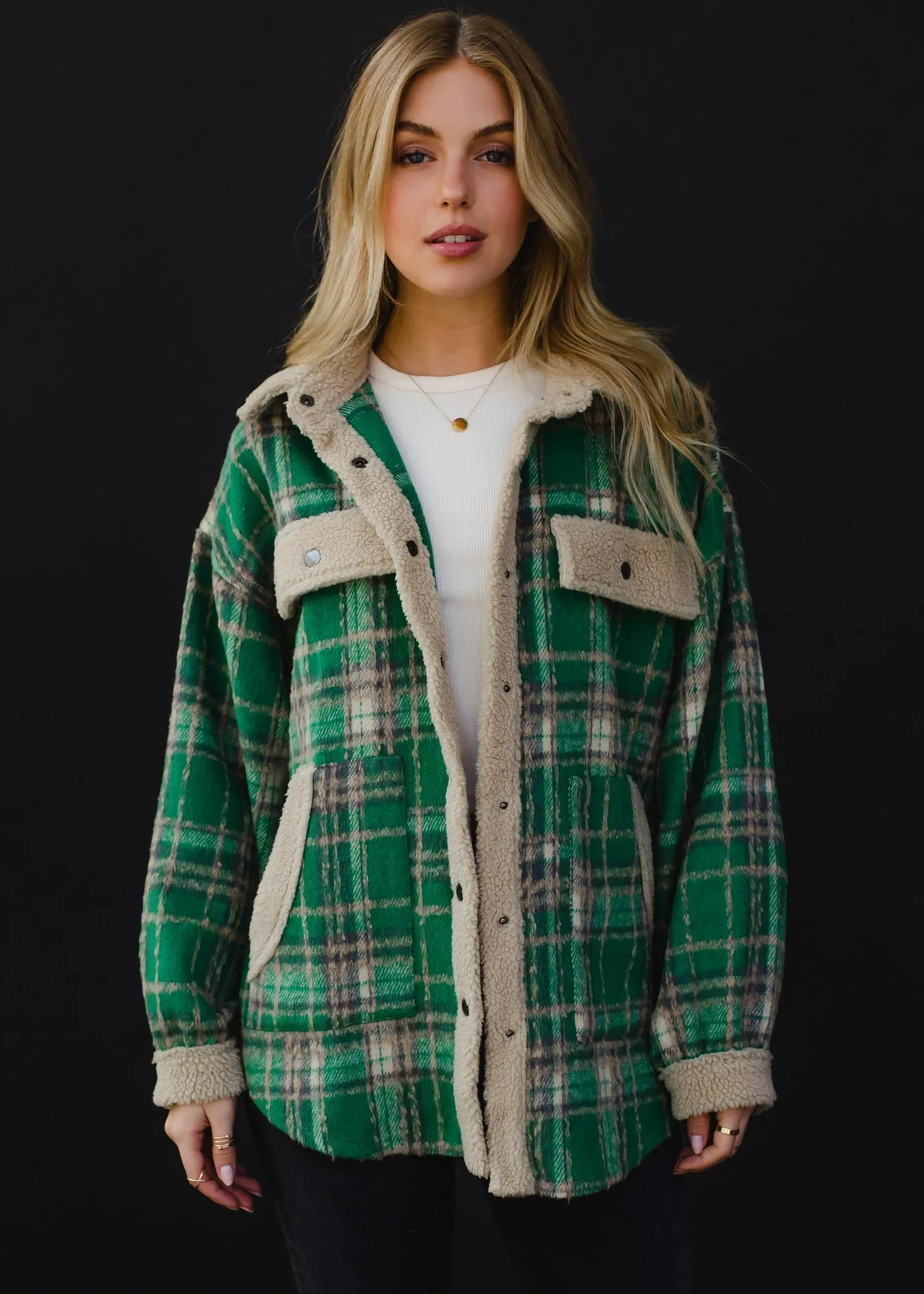 Westport Plaid Jacket in Green